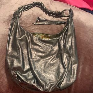 Metallic hobo bag by Jewels